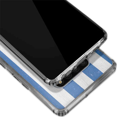Greece Flag Distressed LG Stylo 6 Clear Case